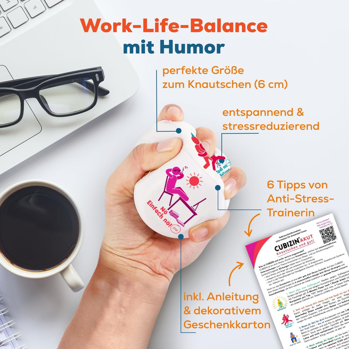 Anti-Stress-Würfel