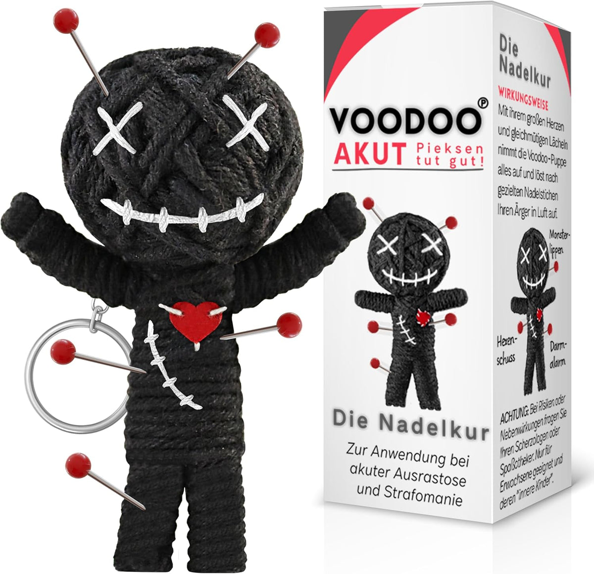 Voodoo Puppe mit Nadeln